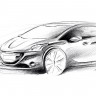 Design Sketch Peugeot 208 001