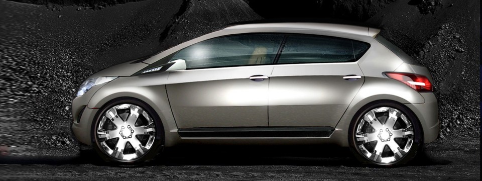 Design Sketch Peugeot 208 006