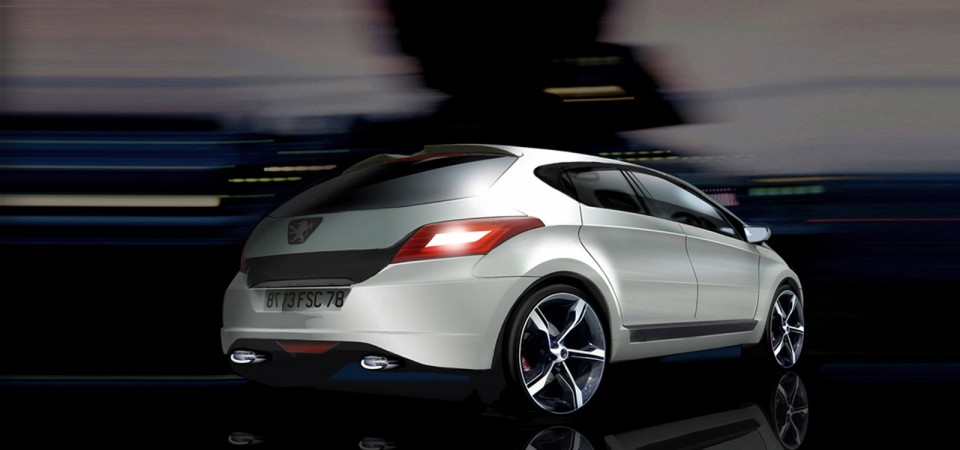 Design Sketch Peugeot 208 010