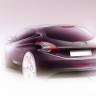 Design Sketch Peugeot 208 016