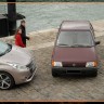 Comparatif Peugeot 208 Féline Blossom Grey et Peugeot 205 GR Bordeaux 019