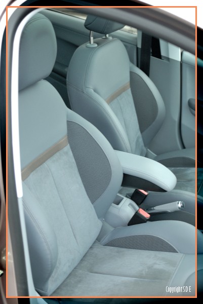 Sièges et accoudoir Peugeot 208 Féline Blossom Grey 028