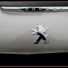 Sigle lion Peugeot 208 Féline Blossom Grey 030