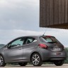 Photo 3/4 arrière Peugeot 208 Allure Ice Silver restylée - Ess