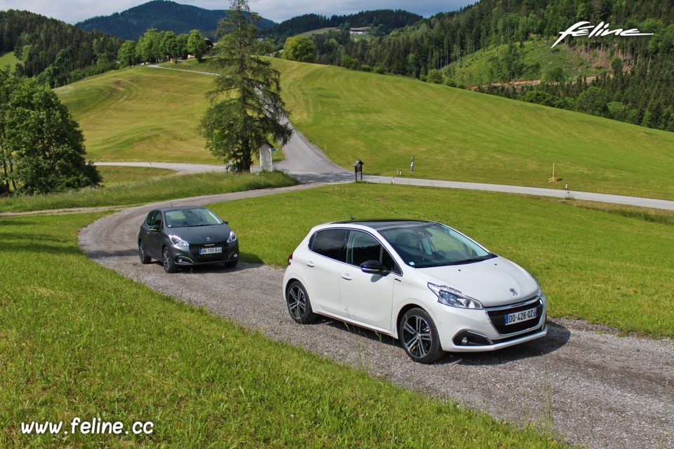 Photo essai Peugeot 208 GT Line Blanc Perle Nacré et Allure Ice