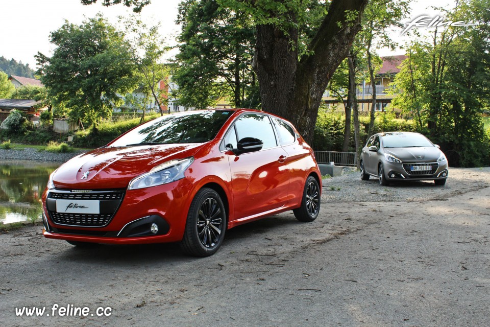 Photo essai Peugeot 208 Allure Orange Power restylée (Mai 2015)