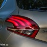 Photo nouveau feu arrière LED Peugeot 208 Féline Ice Grey rest