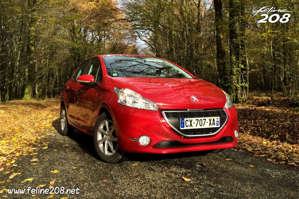 Photo Essai Peugeot 208 Active Rouge Rubi - 1.2l e-VTi 82 ETG5 - 1-001