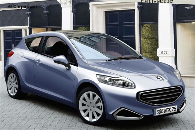 Photomontage Peugeot 208 grise 1