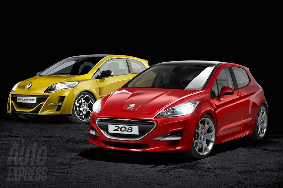 Photo Peugeot 208 RC vs Renault Clio RS