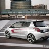 Photo montage Peugeot 208 GTi 3 portes Blanc