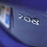 Logo 208 hayon coffre Peugeot 208 Allure Bleu Virtuel 045
