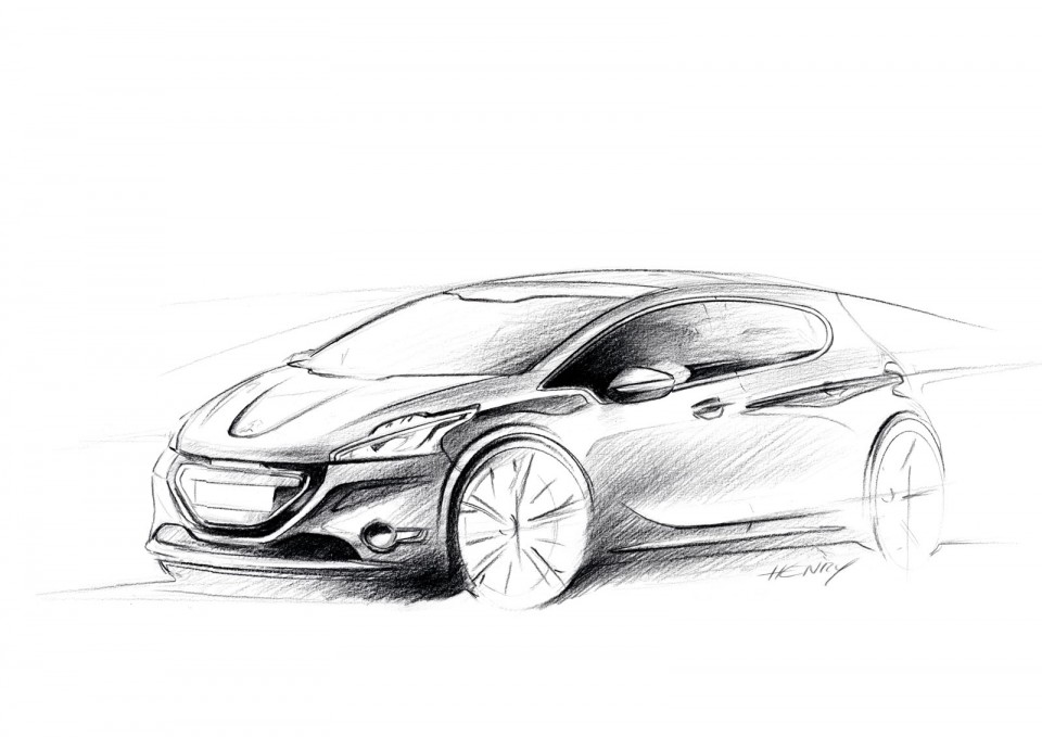 Sketch Peugeot 208 055