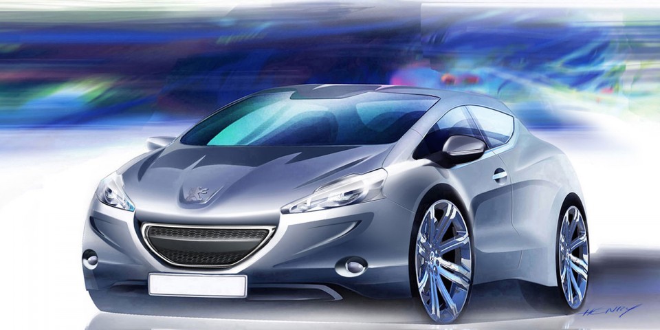 Sketch Peugeot 208 058