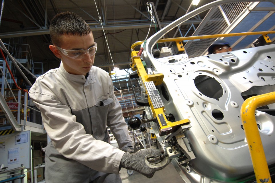 Production de la Peugeot 208 à Poissy - 034