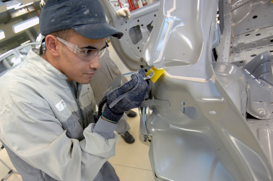 Production de la Peugeot 208 à Poissy - 047