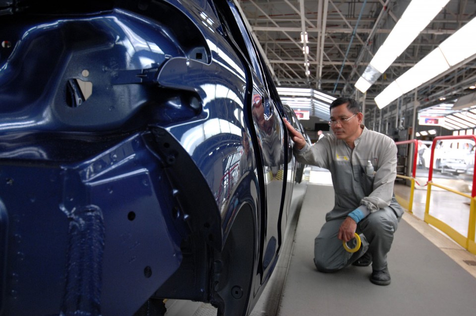 Production de la Peugeot 208 à Poissy - 067