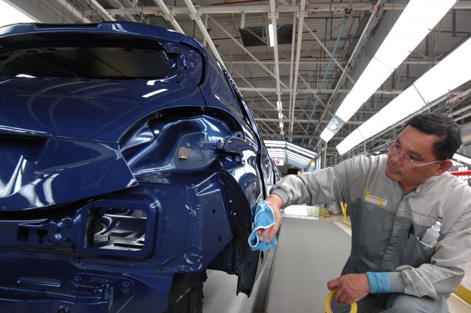 Production de la Peugeot 208 à Poissy - 068