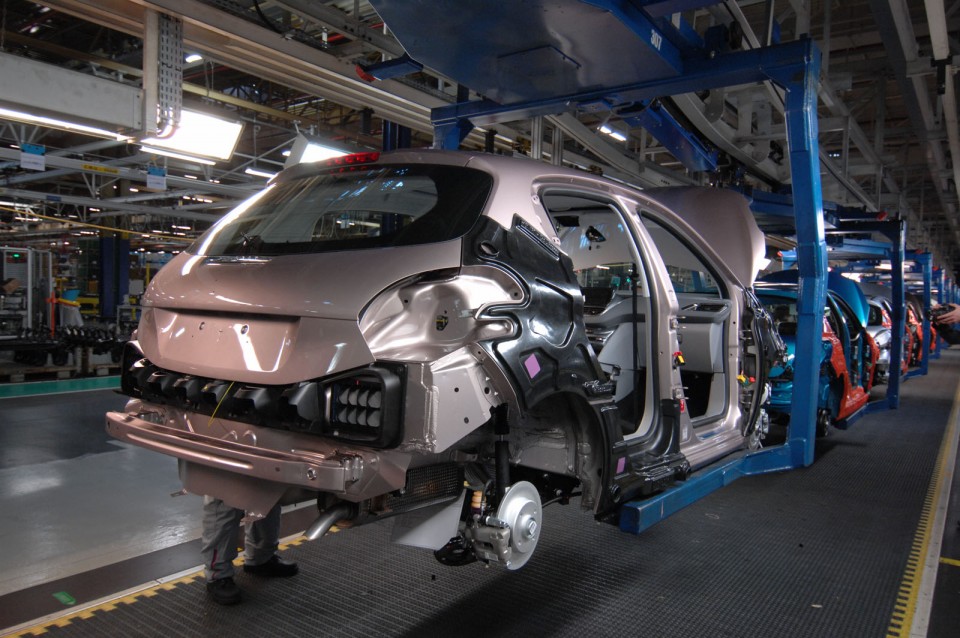 Production de la Peugeot 208 à Poissy - 090