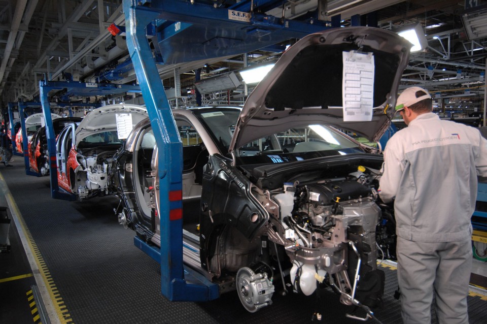 Production de la Peugeot 208 à Poissy - 091