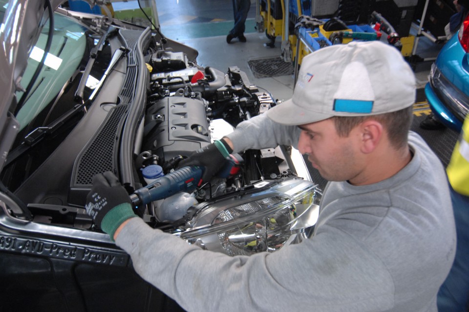 Production de la Peugeot 208 à Poissy - 096