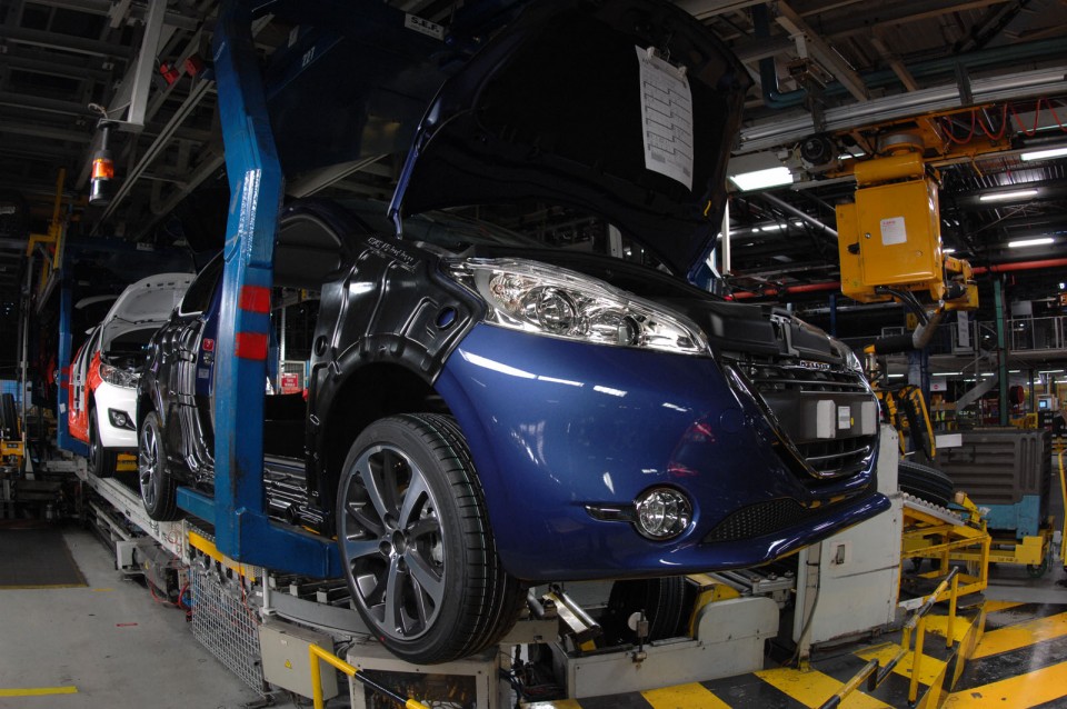 Production de la Peugeot 208 à Poissy - 101