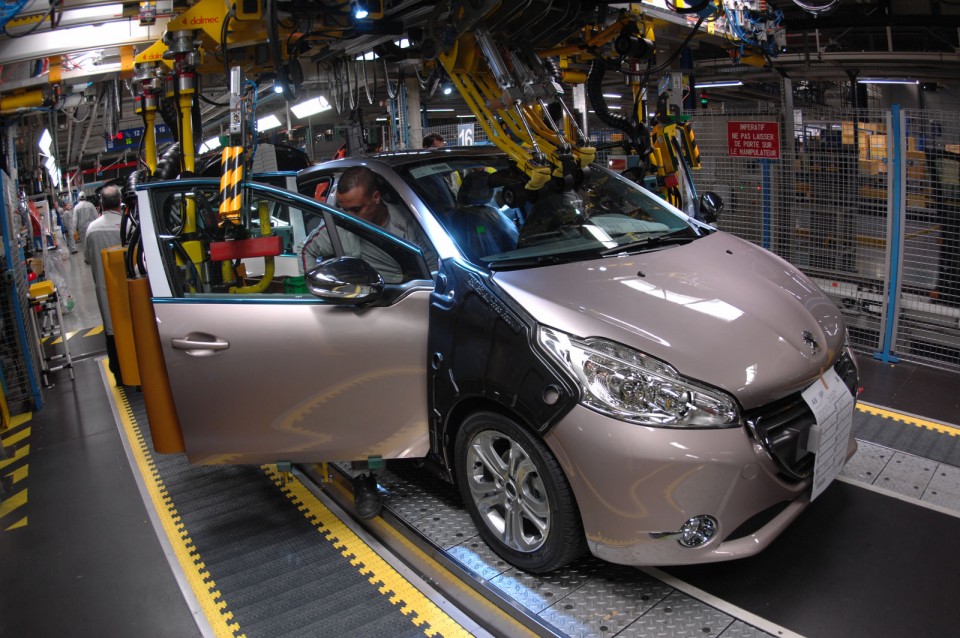 Production de la Peugeot 208 à Poissy - 104