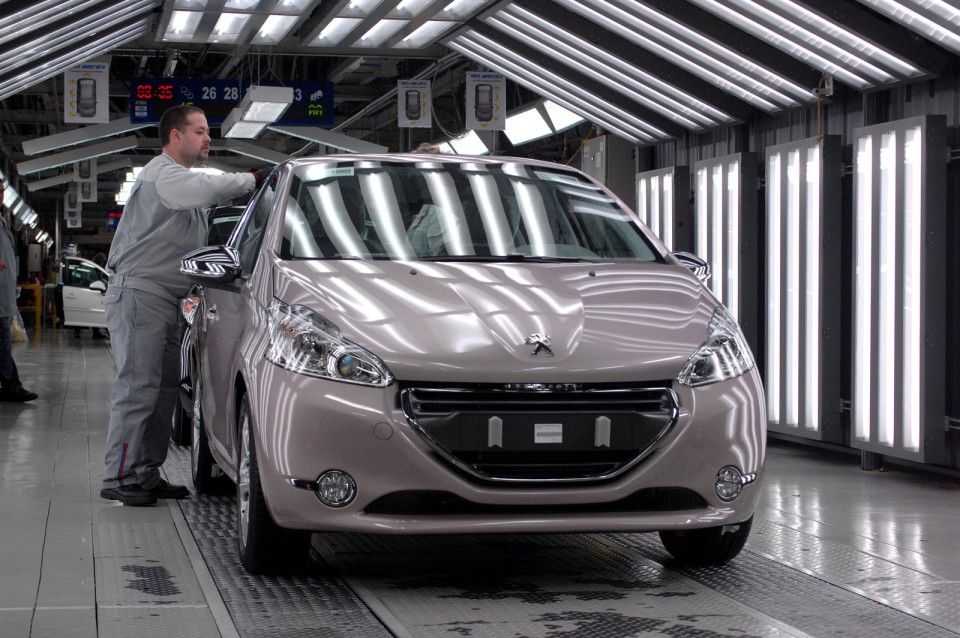 Production de la Peugeot 208 à Poissy - 107