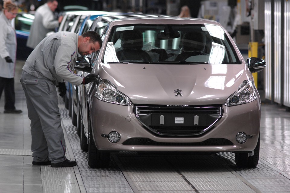 Production de la Peugeot 208 à Poissy - 109