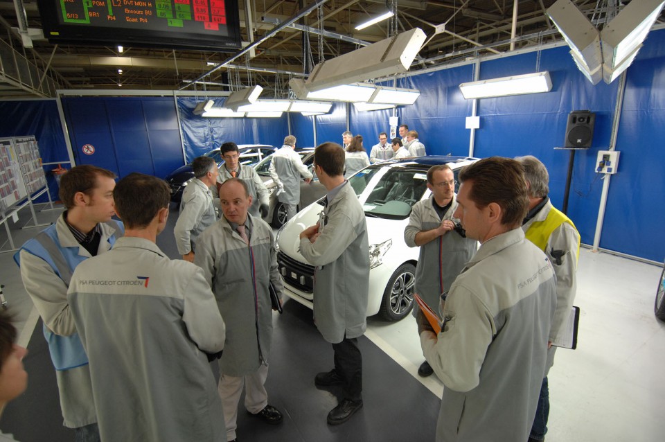 Production de la Peugeot 208 à Poissy - 113