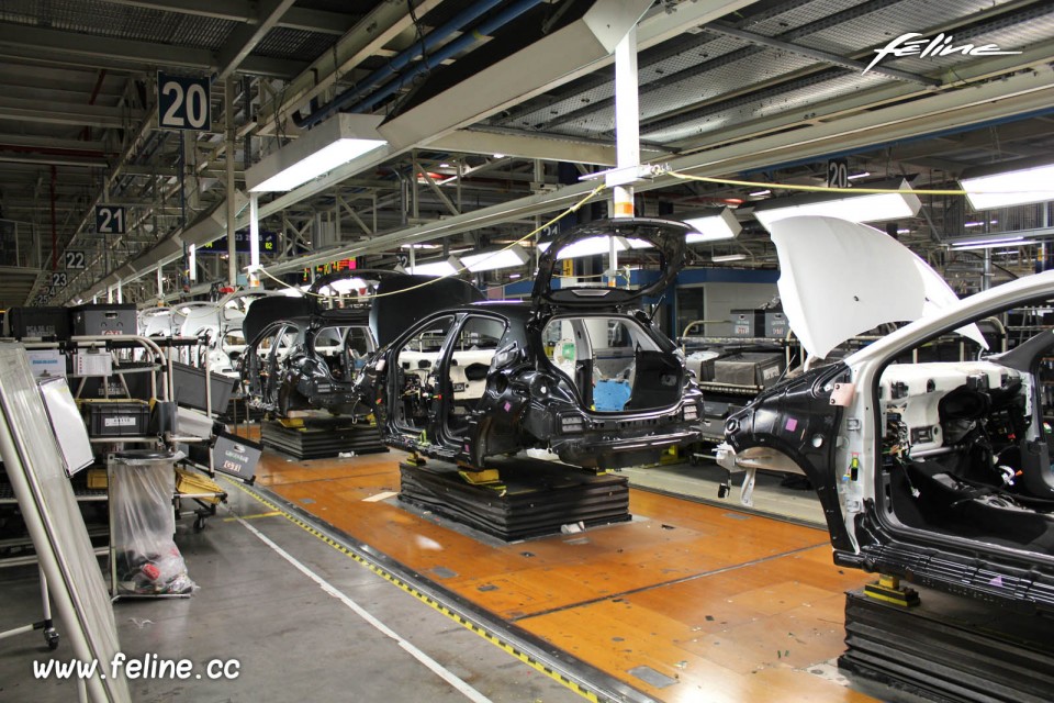 Photo Peugeot 208 usine PSA de Poissy (78)