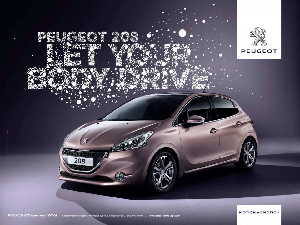 Peugeot 208 Publicité Affichage Print - Mars 2012 - 001