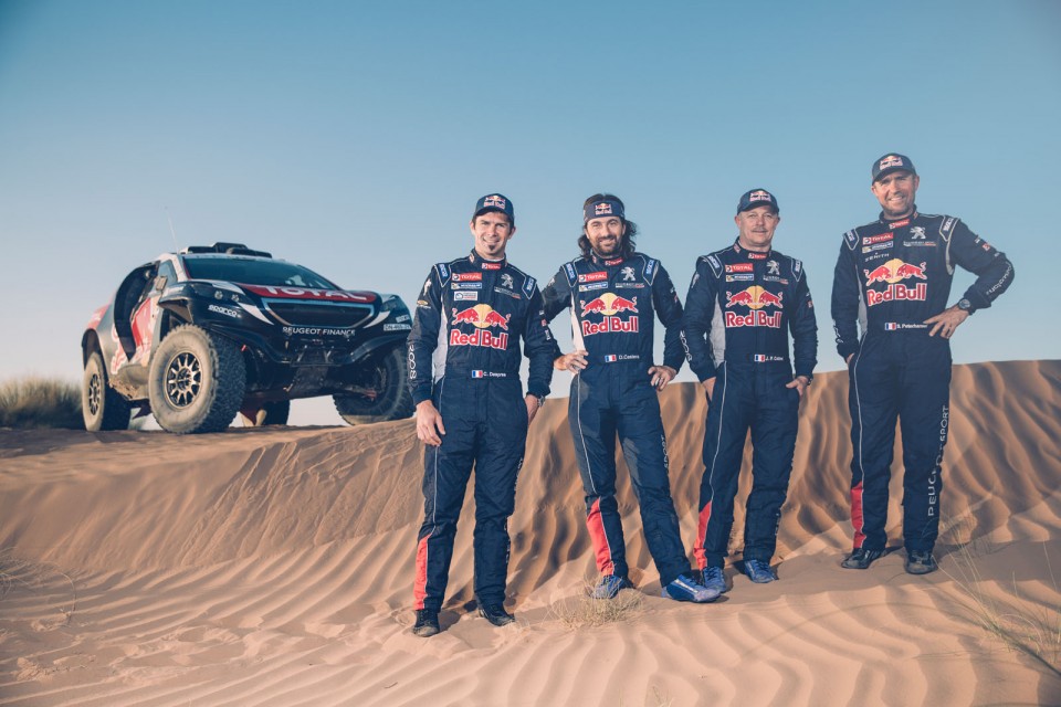 Photo officielle essais Peugeot 2008 DKR Maroc (2015)