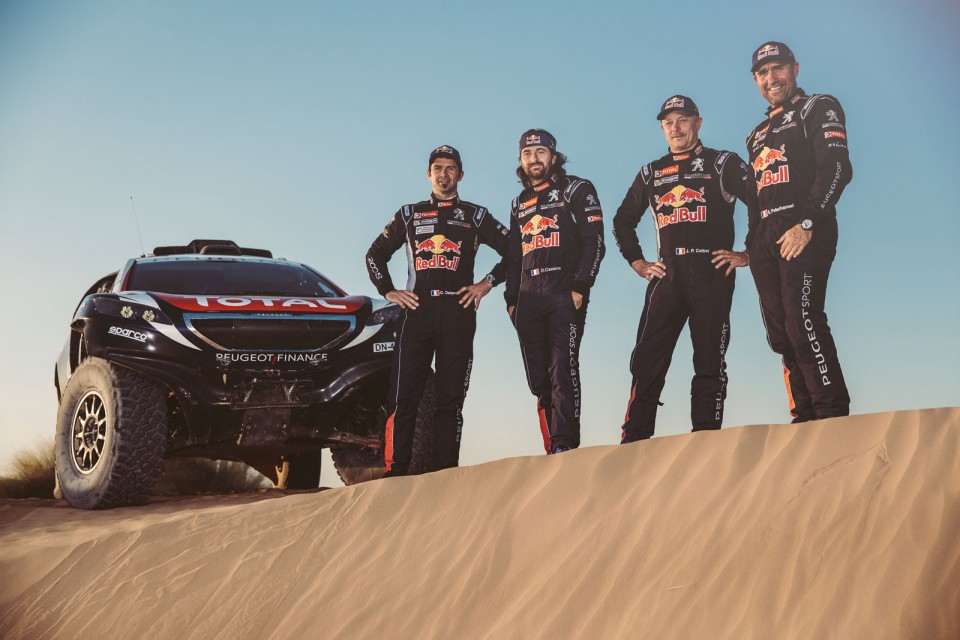 Photo officielle essais Peugeot 2008 DKR Maroc (2015)