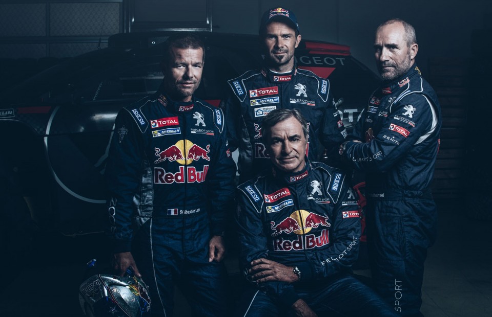Photo officielle Peugeot 2008 DKR 2016 - Team Peugeot Total
