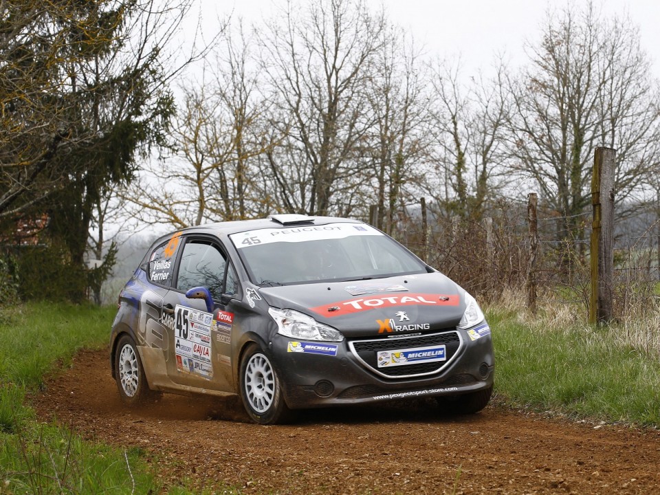 Peugeot 208 R2 n°45 - Terre des Causses - 208 Rally Cup France 2013 - 010