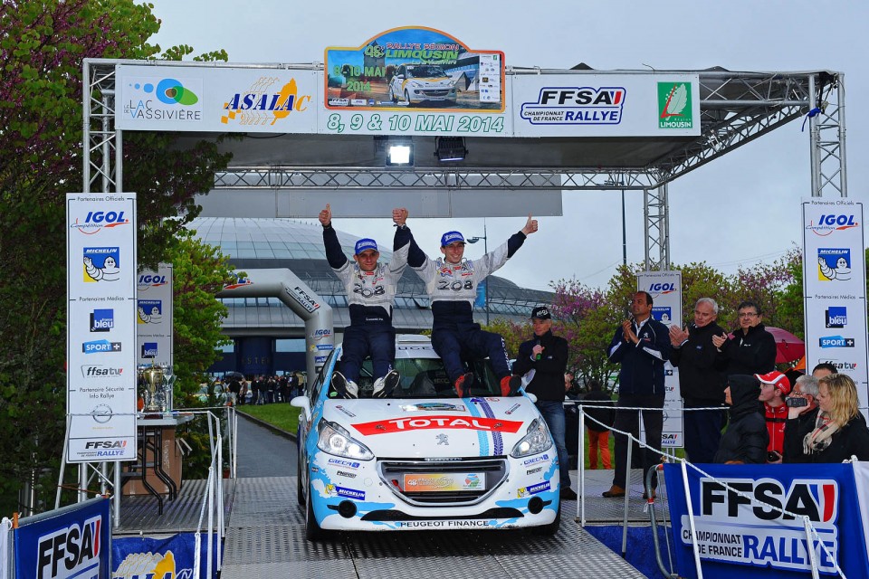 Peugeot 208 R2 - Rallye du Limousin - 208 Rally Cup France 2014