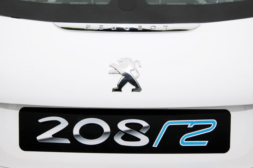 Plaque Peugeot 208 R2 Photo officielle 016