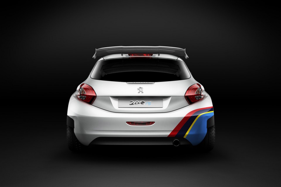 Vue arrière Peugeot 208 R5 1-006