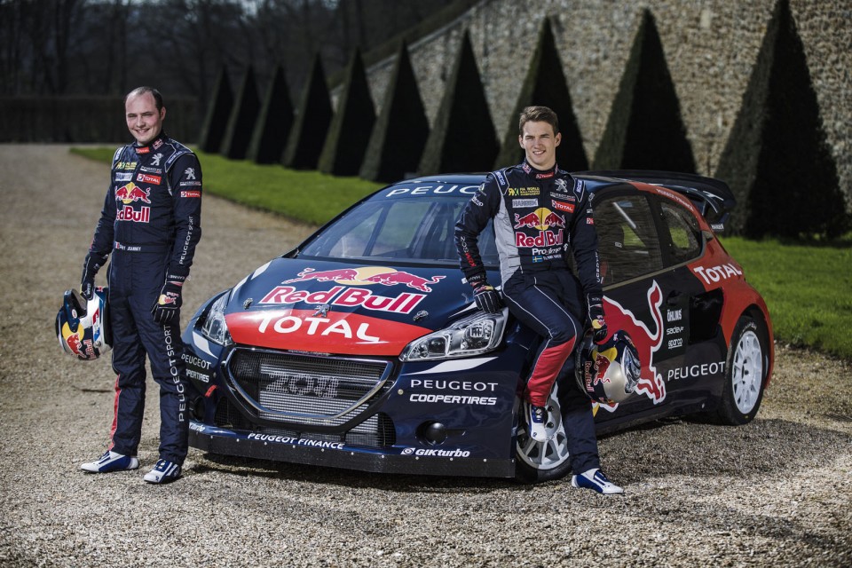 Timmy Hansen et Davy Jeanney - Peugeot 208 WRX - Rallycross 2015