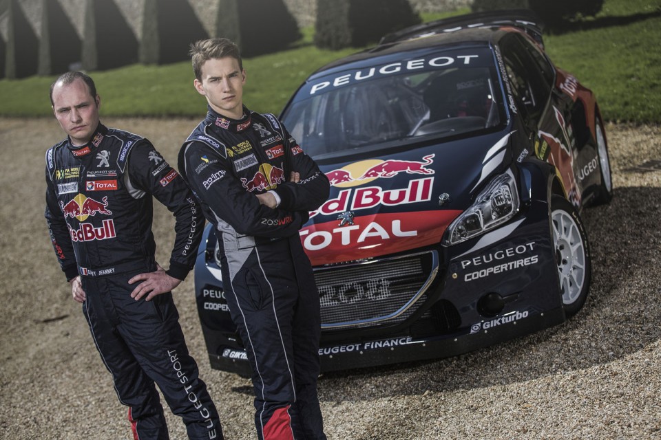 Timmy Hansen et Davy Jeanney - Peugeot 208 WRX - Rallycross 2015