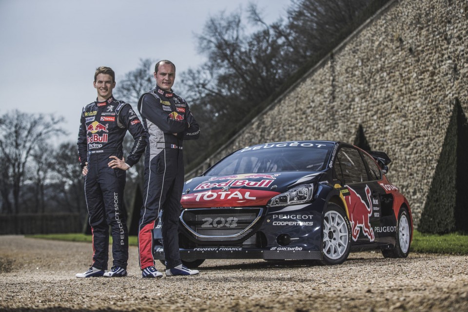 Timmy Hansen et Davy Jeanney - Peugeot 208 WRX - Rallycross 2015