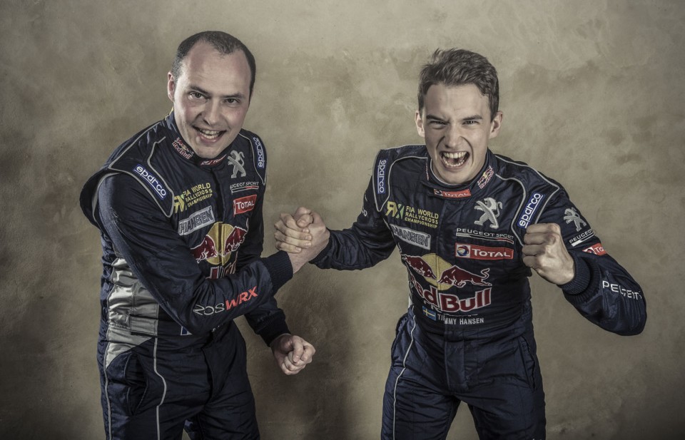 Timmy Hansen et Davy Jeanney - Peugeot 208 WRX - Rallycross 2015