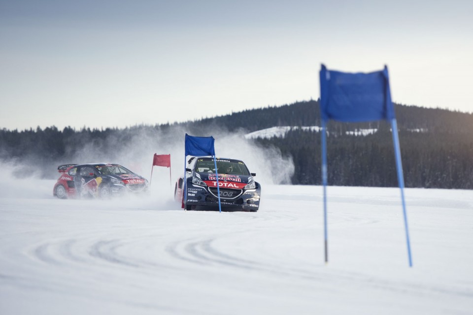 Timmy Hansen and Sebastien Loeb