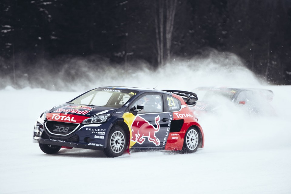 Timmy Hansen and Sebastien Loeb