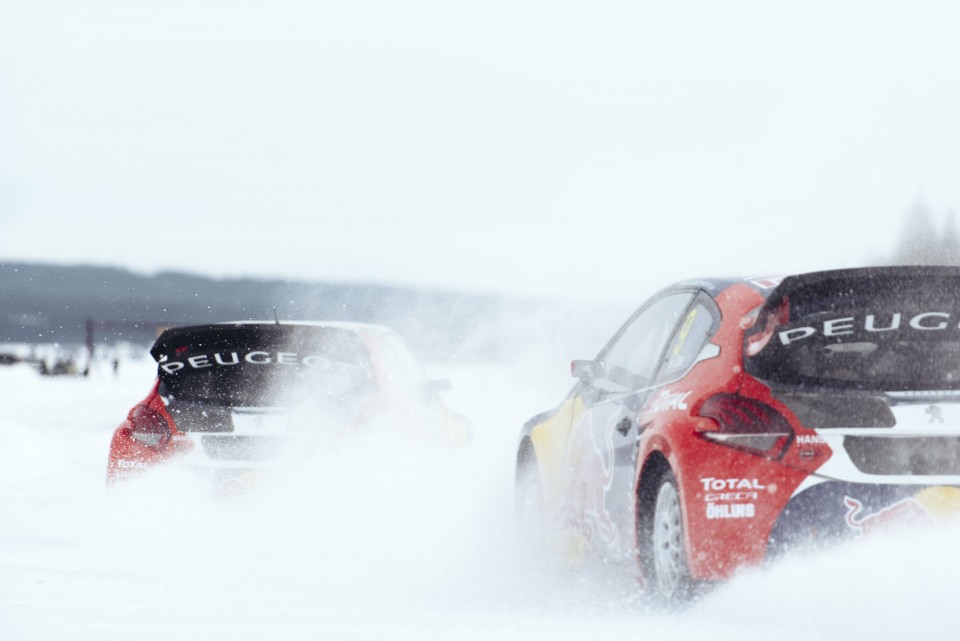 Sebastien Loeb and Timmy Hansen