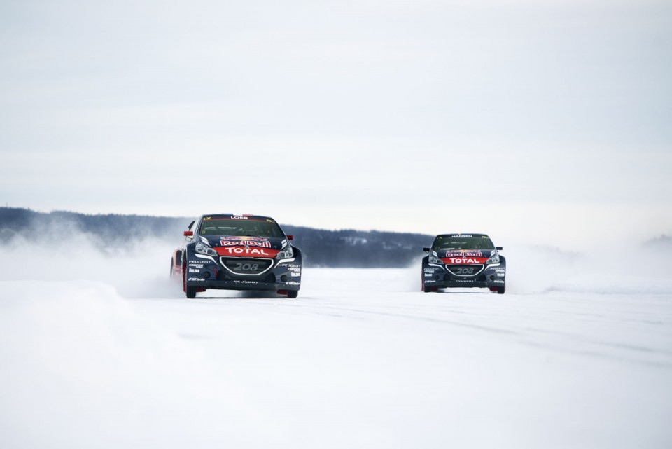 Sebastien Loeb and Timmy Hansen