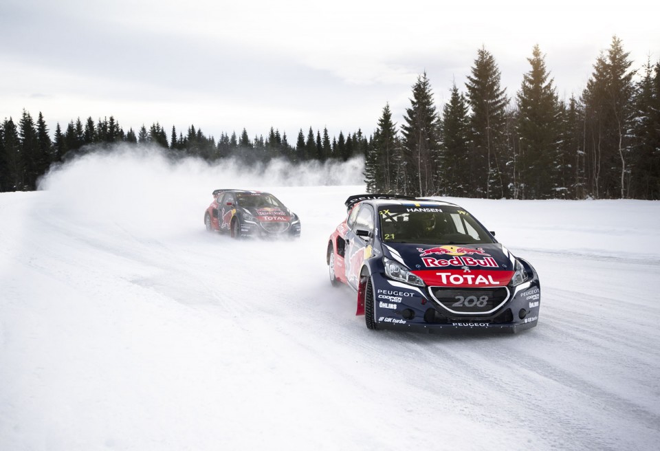 Timmy Hansen and Sebastien Loeb