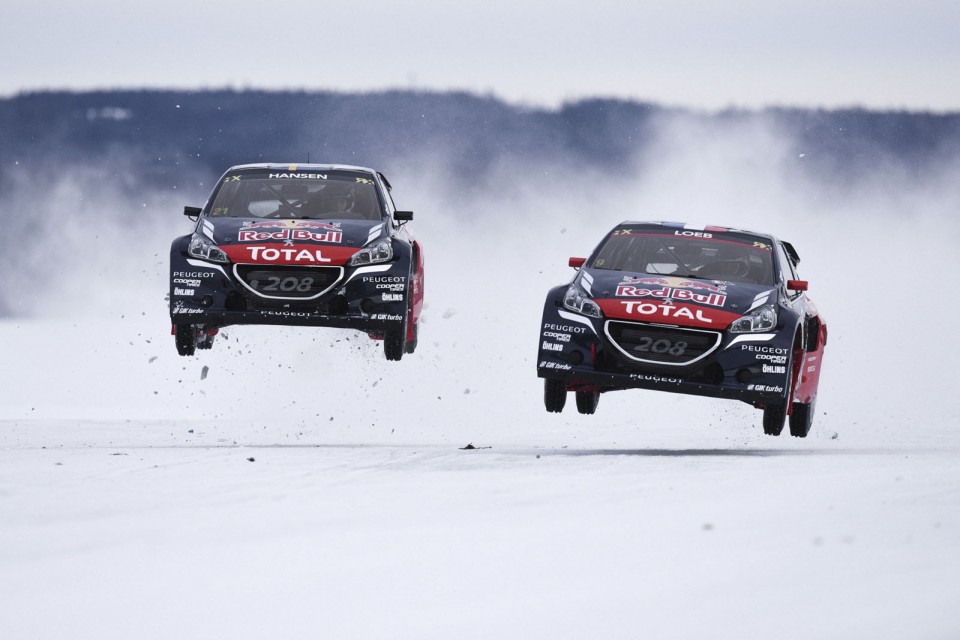 Sebastien Loeb and Timmy Hansen