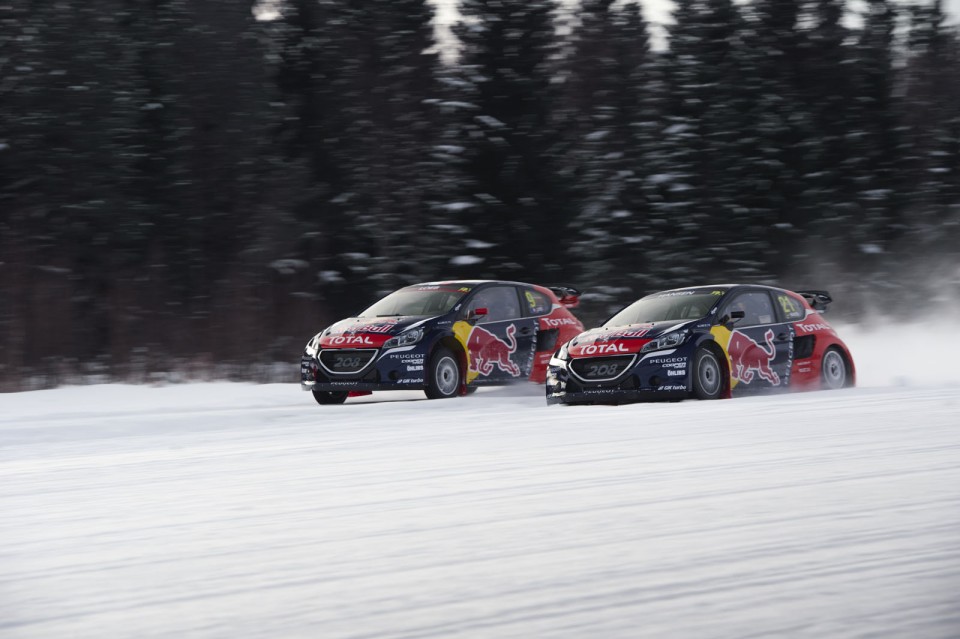 Timmy Hansen and Sebastien Loeb